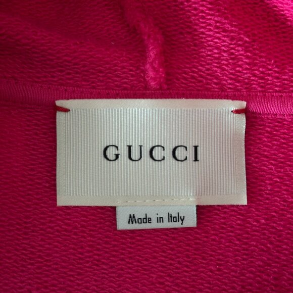 Gucci Pink Bootleg Logo Kids Hoodie - Picture 3 of 7